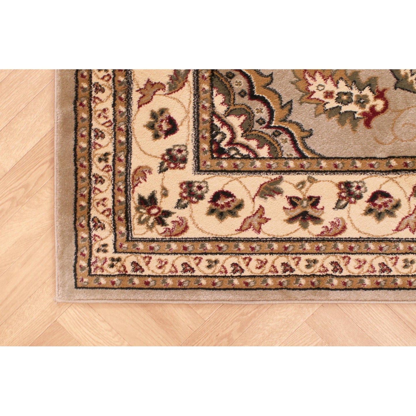 Sherborne Beige Rug Traditional Classic Oriental Bedroom Living Room Rug