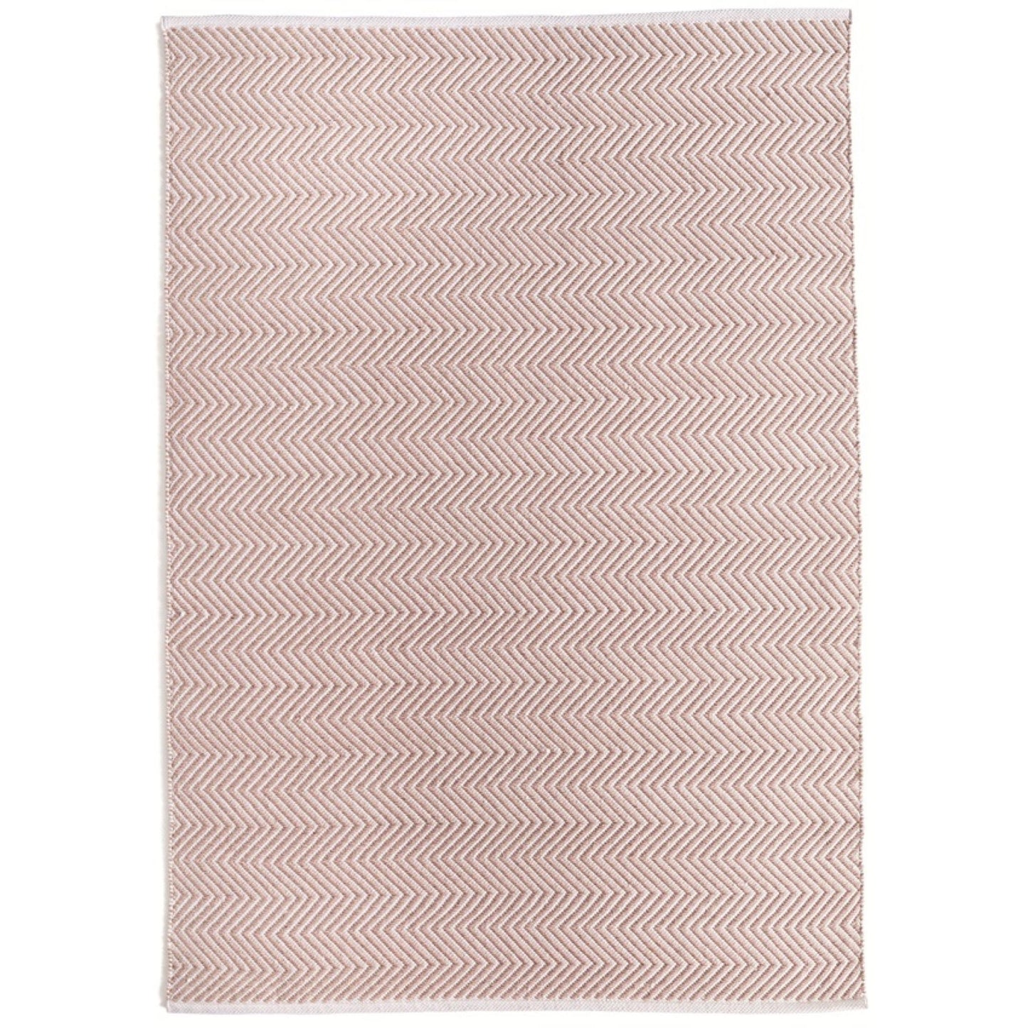 Hug Rug Recycled Washable Rug – Rose Pink – Indoor Outdoor Reversible Herringbone Rug