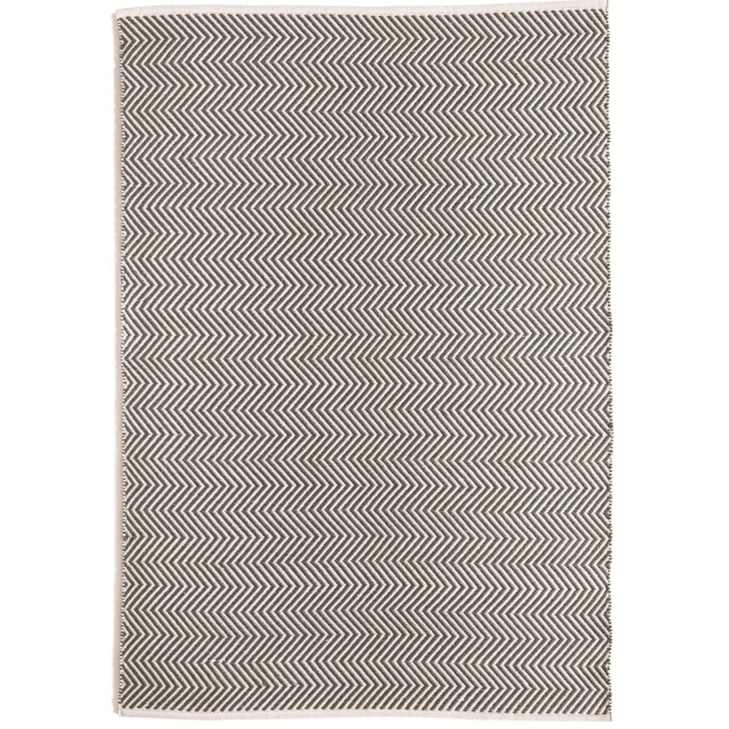 Hug Rug Recycled Washable Rug – Grey – Indoor Outdoor Reversible Herringbone Rug