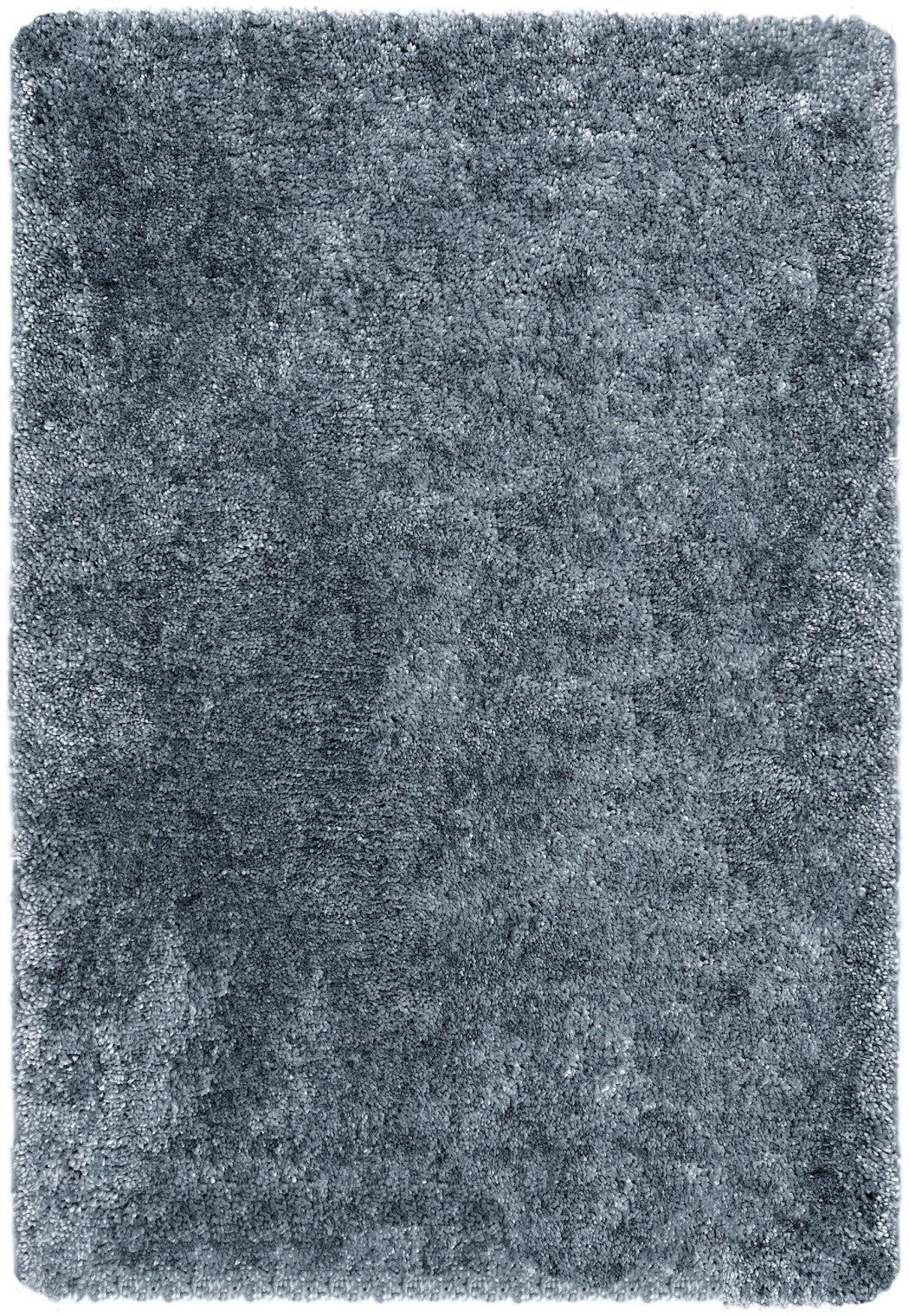 Waschbarer, zotteliger, weicher, flauschiger, rutschfester Teppich in Rauchblau von My Lux