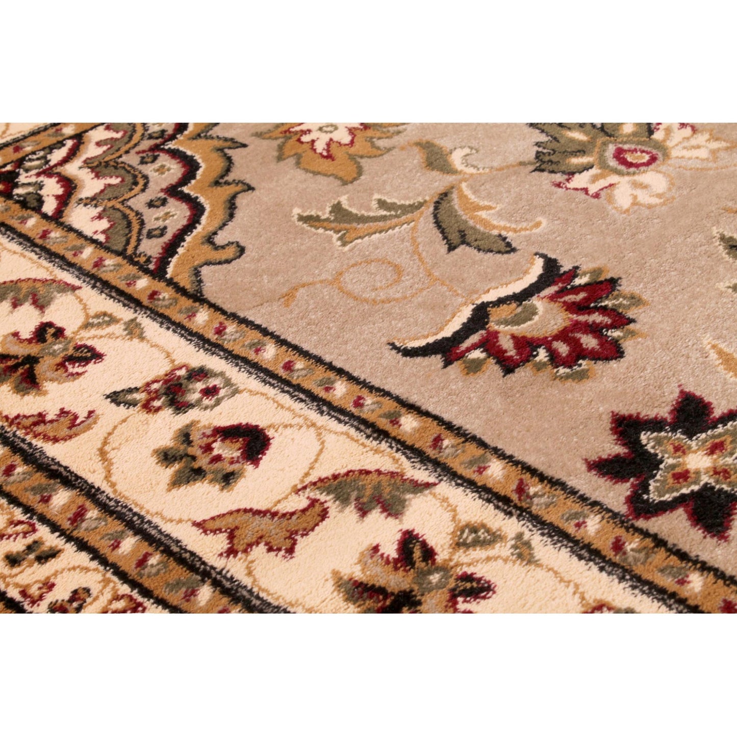 Sherborne Beige Rug Traditional Classic Oriental Bedroom Living Room Rug
