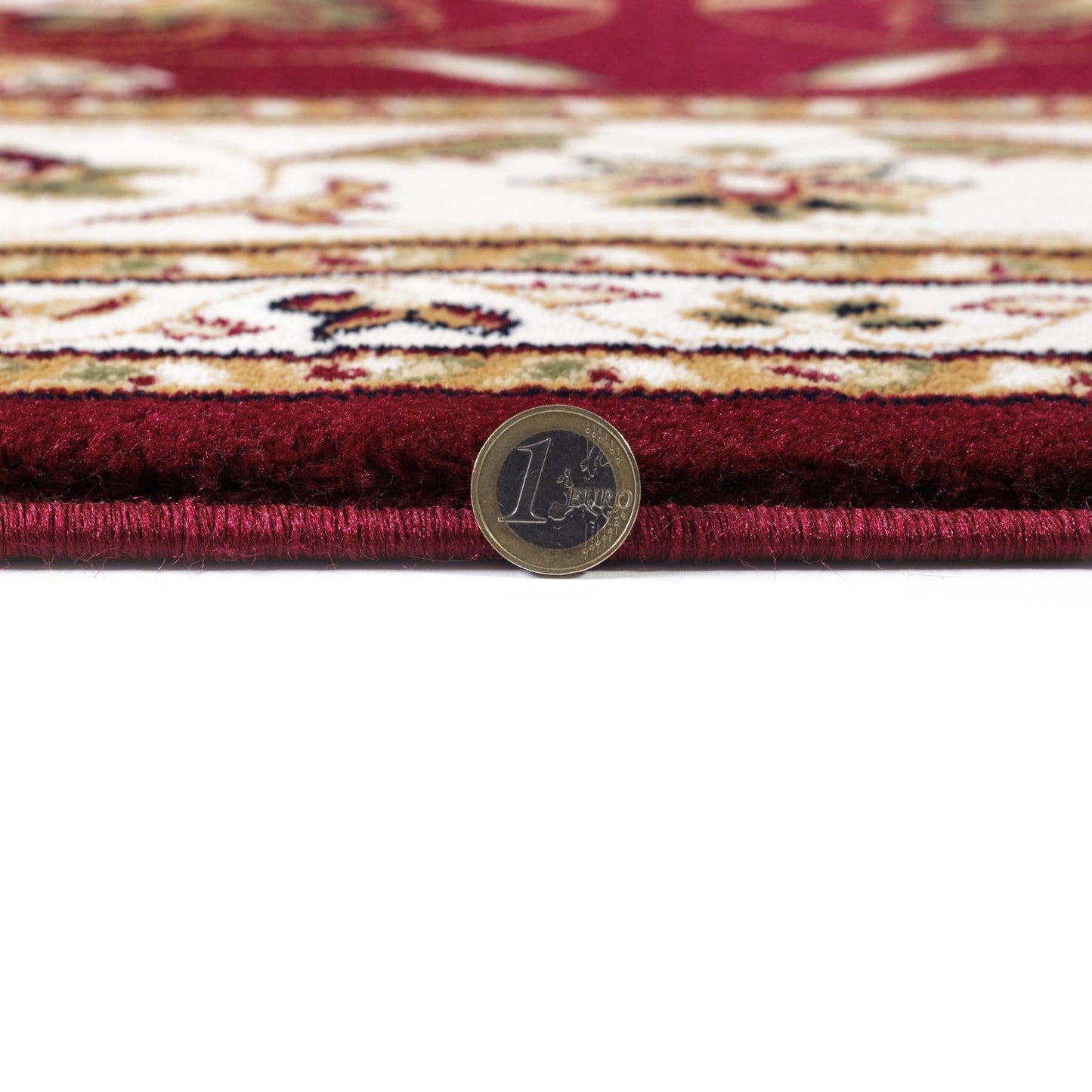 Sherborne Red Rug Traditional Classic Oriental Bedroom Living Room Rug