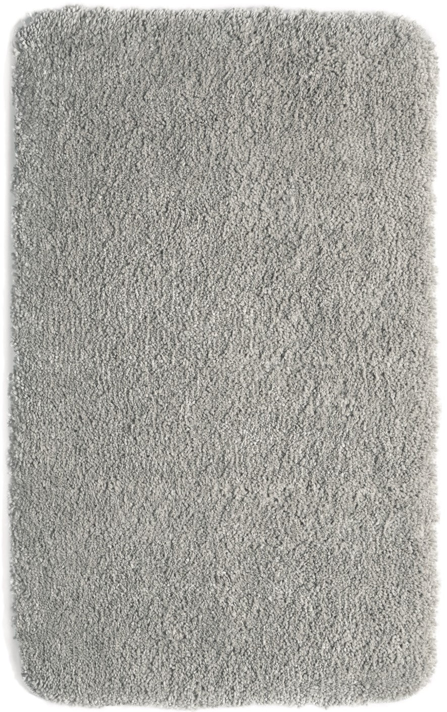 Waschbarer, zotteliger, weicher, flauschiger, rutschfester, maschinenwaschbarer Teppich von My Lux in Silber