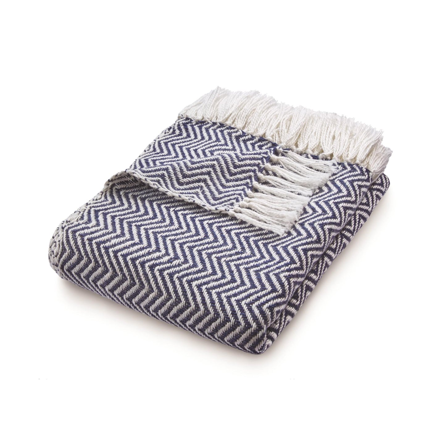 Hug Rug Woven Herringbone Throw Blanket Bed Sofa Chair Cover in 130 x180 cm
