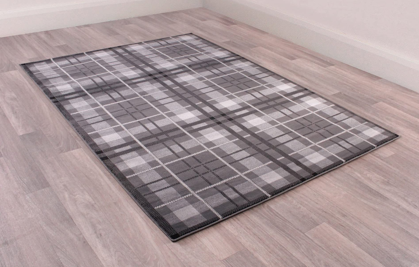 Tartan Rug for Living Room Bedroom Traditional Classic Tartan Check Design Soft Quality Rug Home Carpet