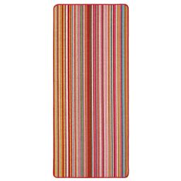 Washable Runner Rug Striped Multi Bright – Non-Slip Colourful Hallway Kitchen Mat