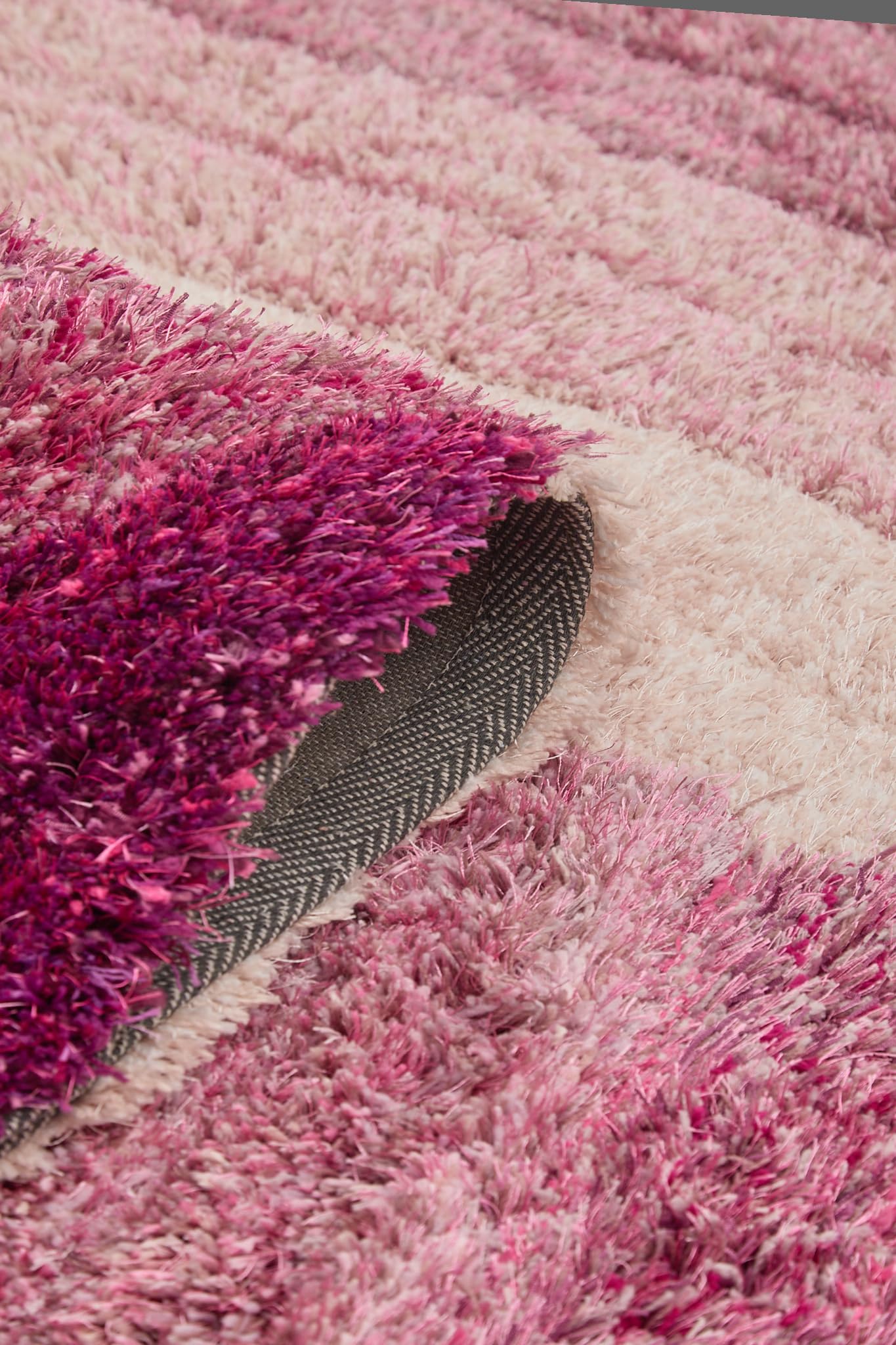 Hochflorteppich für Wohnzimmer, Schlafzimmer, Esszimmer, weicher Plüsch, flauschig, seidig, Stella-Wirbelmuster, 3D-Hochflorteppich in großer Größe, 160 x 230 cm (5'3" x 7'7")