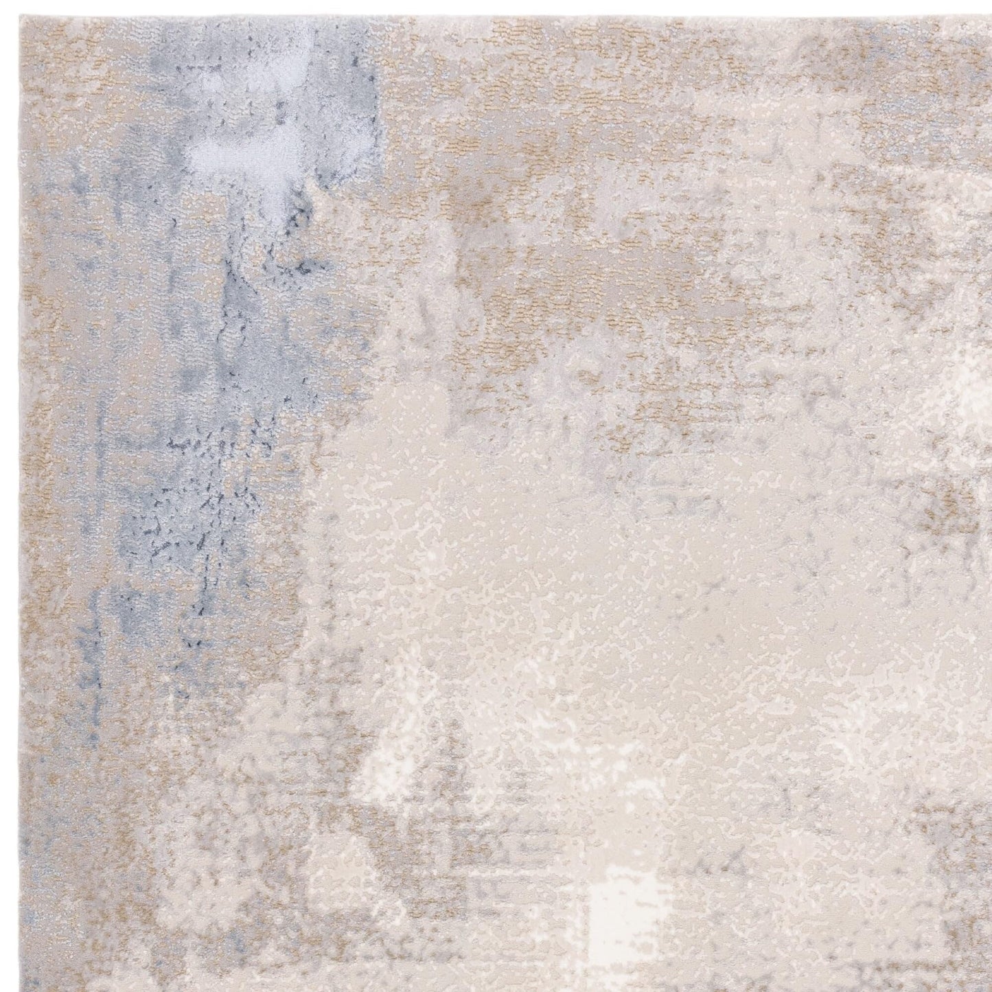 Stellar Abstract Teppich - Marmorierter Stil, seidig glänzend