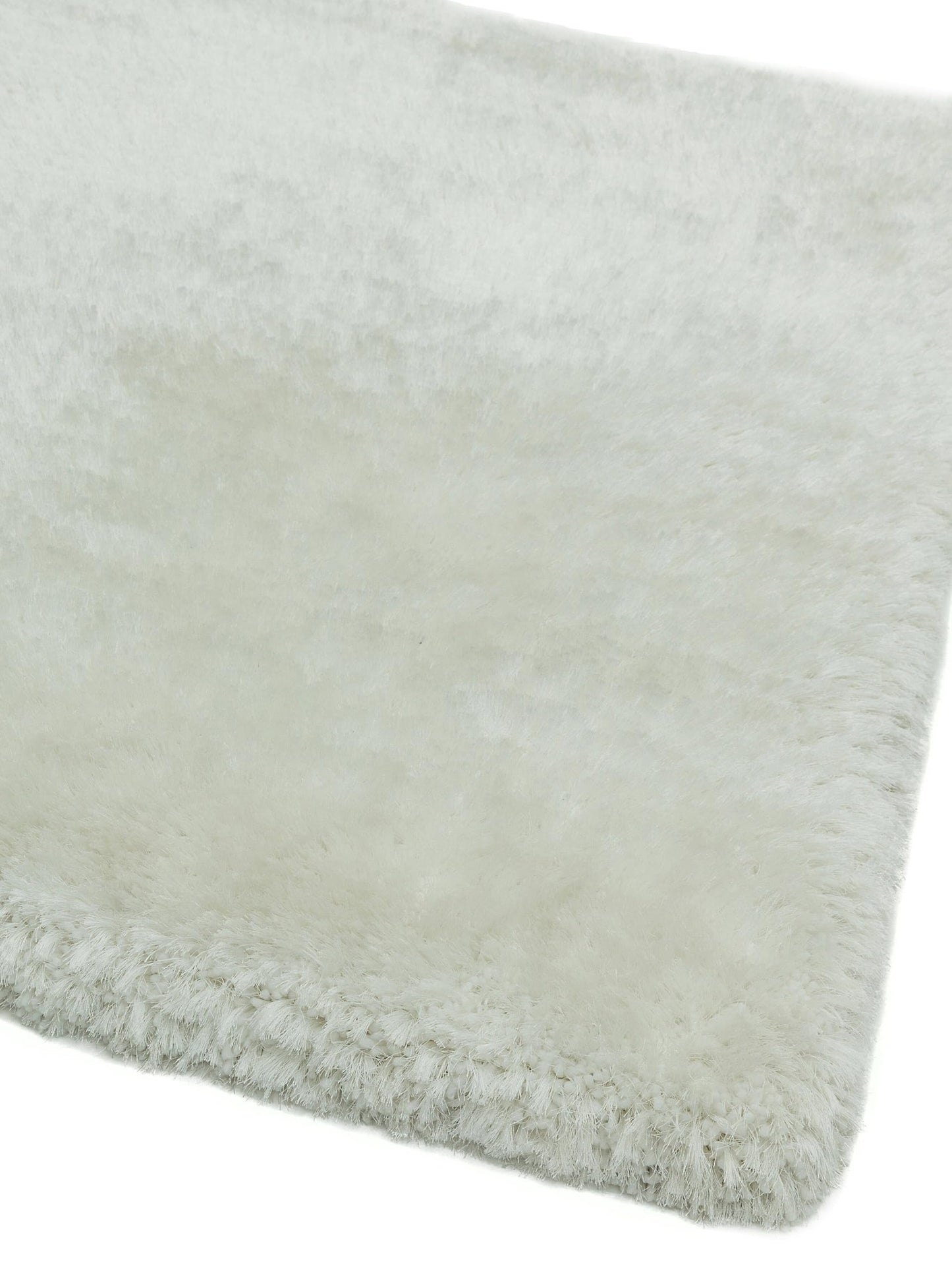Plüschiger Shaggy-Teppich für Wohnzimmer und Schlafzimmer, Hochflor, dick, flauschig, handgefertigt, fusselfrei, seidig, schimmernd, glänzend, einfarbig, Hochflor-Teppich
