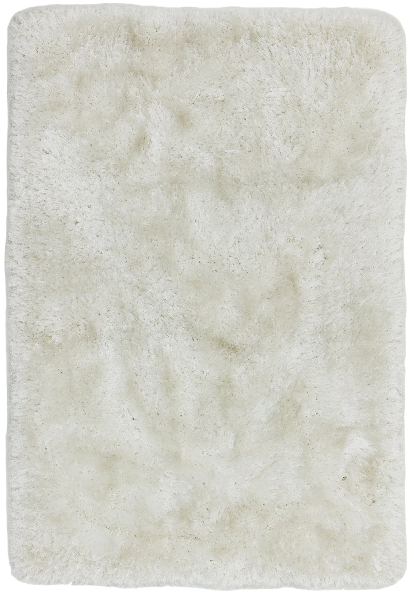 Plüschiger Shaggy-Teppich für Wohnzimmer und Schlafzimmer, Hochflor, dick, flauschig, handgefertigt, fusselfrei, seidig, schimmernd, glänzend, einfarbig, Hochflor-Teppich