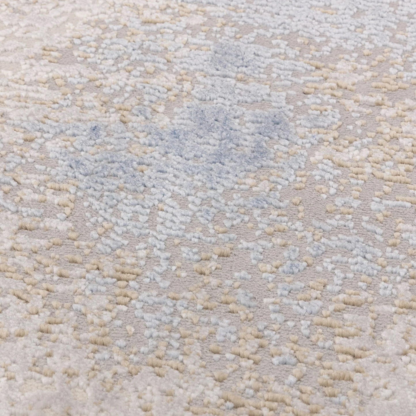 Stellar Abstract Teppich - Marmorierter Stil, seidig glänzend