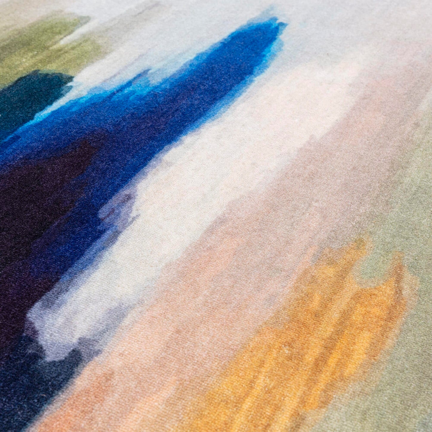 Vision Diffuse Stipple Impression Pigment Aquarell Kunst Design 100 % Wollteppiche