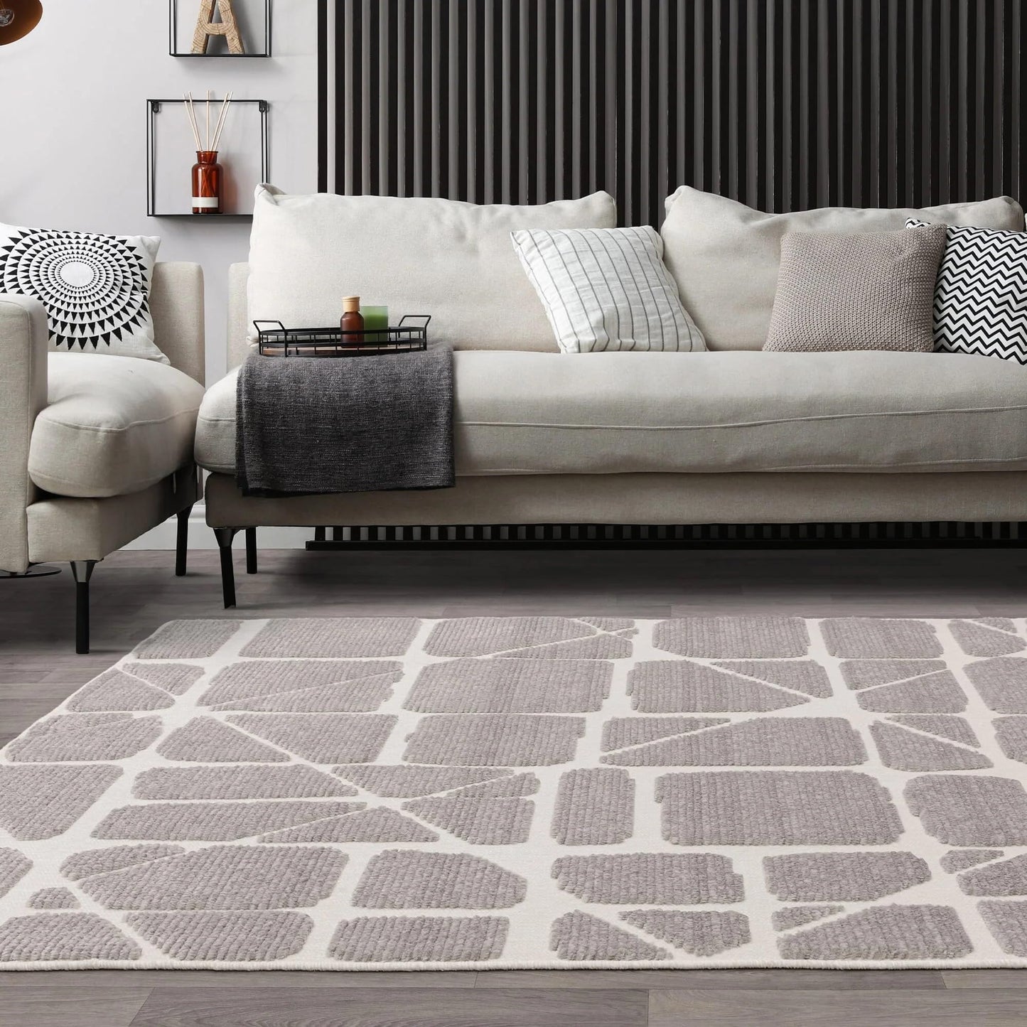 Freja Method – Cove Waschbarer Teppich Moderne abstrakte geometrische Teppiche