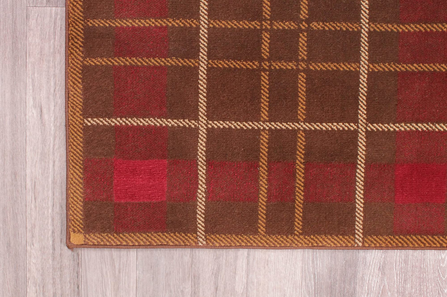 Tartan Rug for Living Room Bedroom Traditional Classic Tartan Check Design Soft Quality Rug Home Carpet