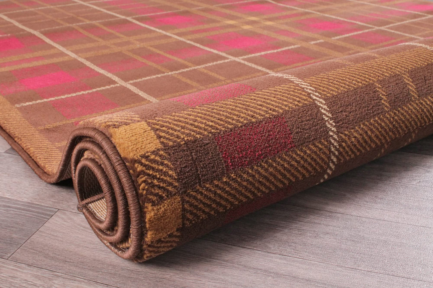 Tartan Rug for Living Room Bedroom Traditional Classic Tartan Check Design Soft Quality Rug Home Carpet