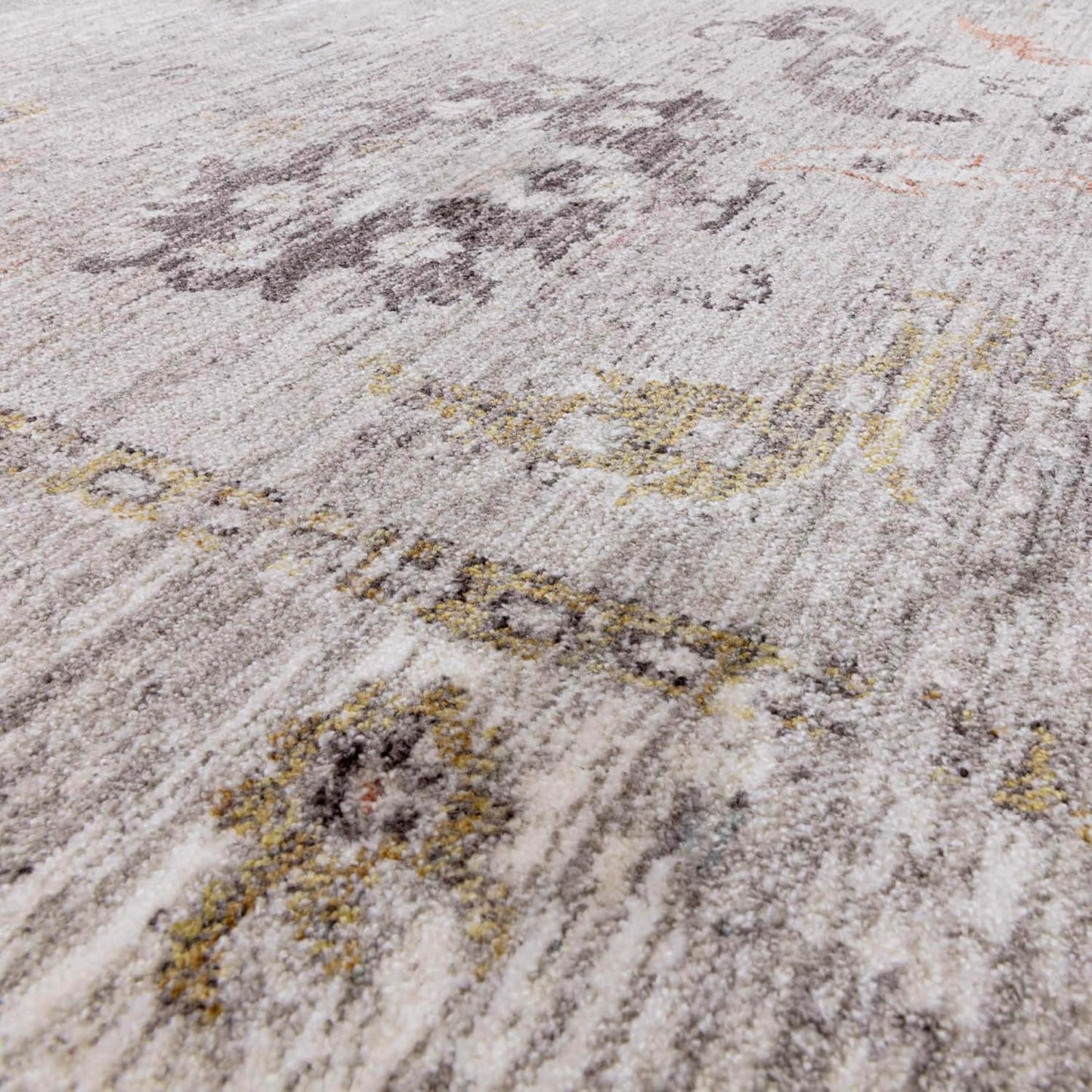 Jasper JA04 Grey Silver Runner – Traditional Antique Style Rug 67x240 cm