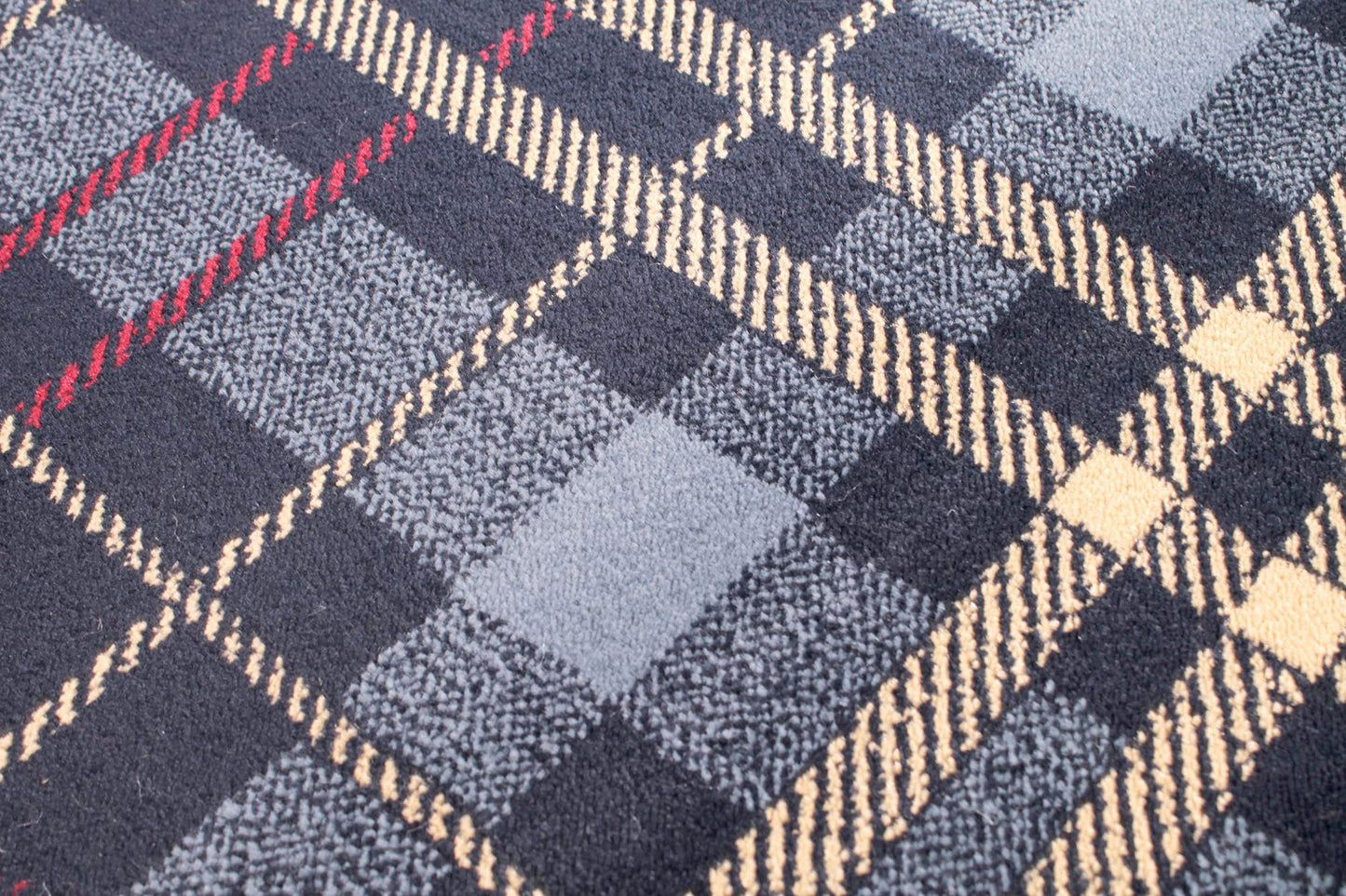 Tartan Rug for Living Room Bedroom Traditional Classic Tartan Check Design Soft Quality Rug Home Carpet