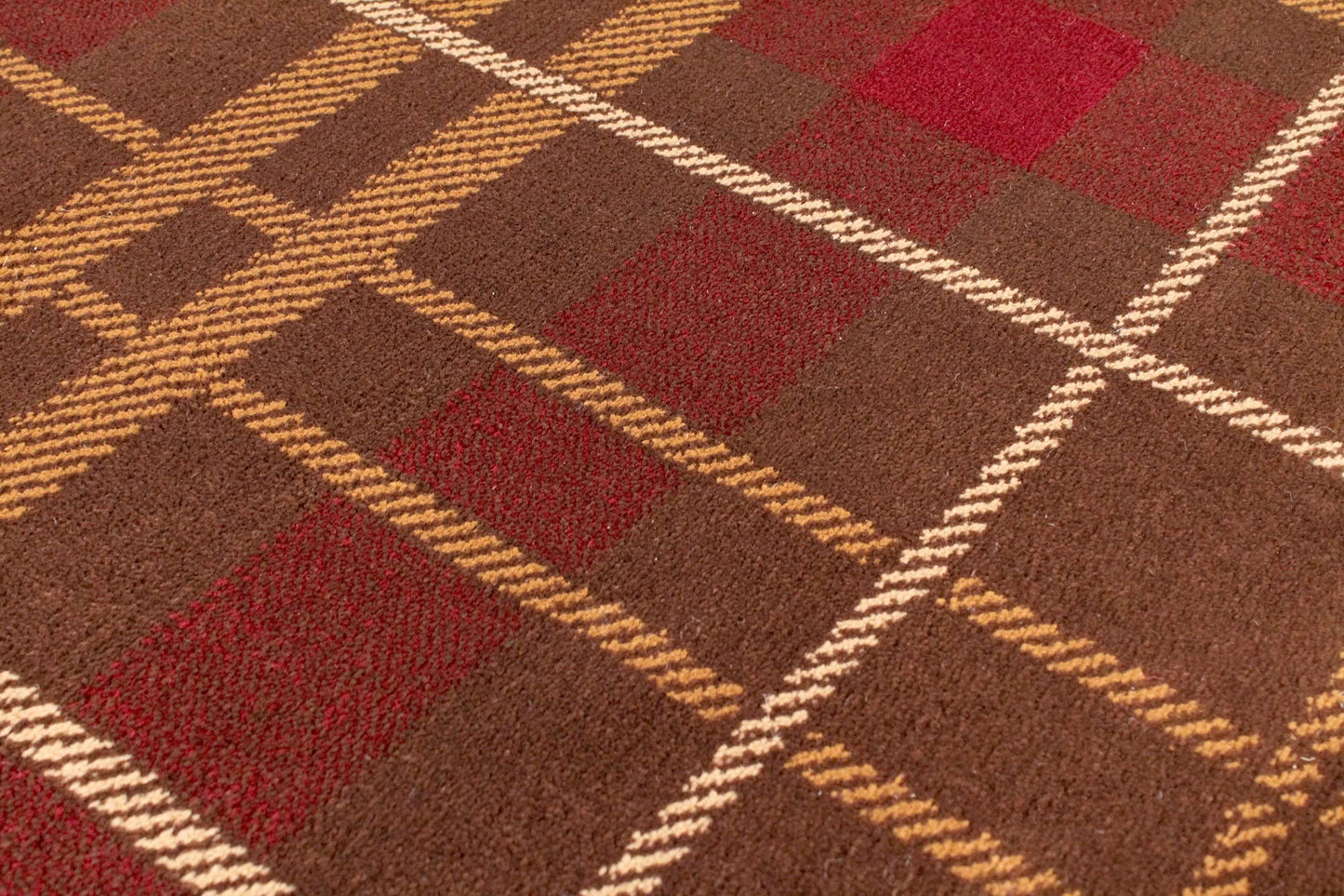 Tartan Rug for Living Room Bedroom Traditional Classic Tartan Check Design Soft Quality Rug Home Carpet