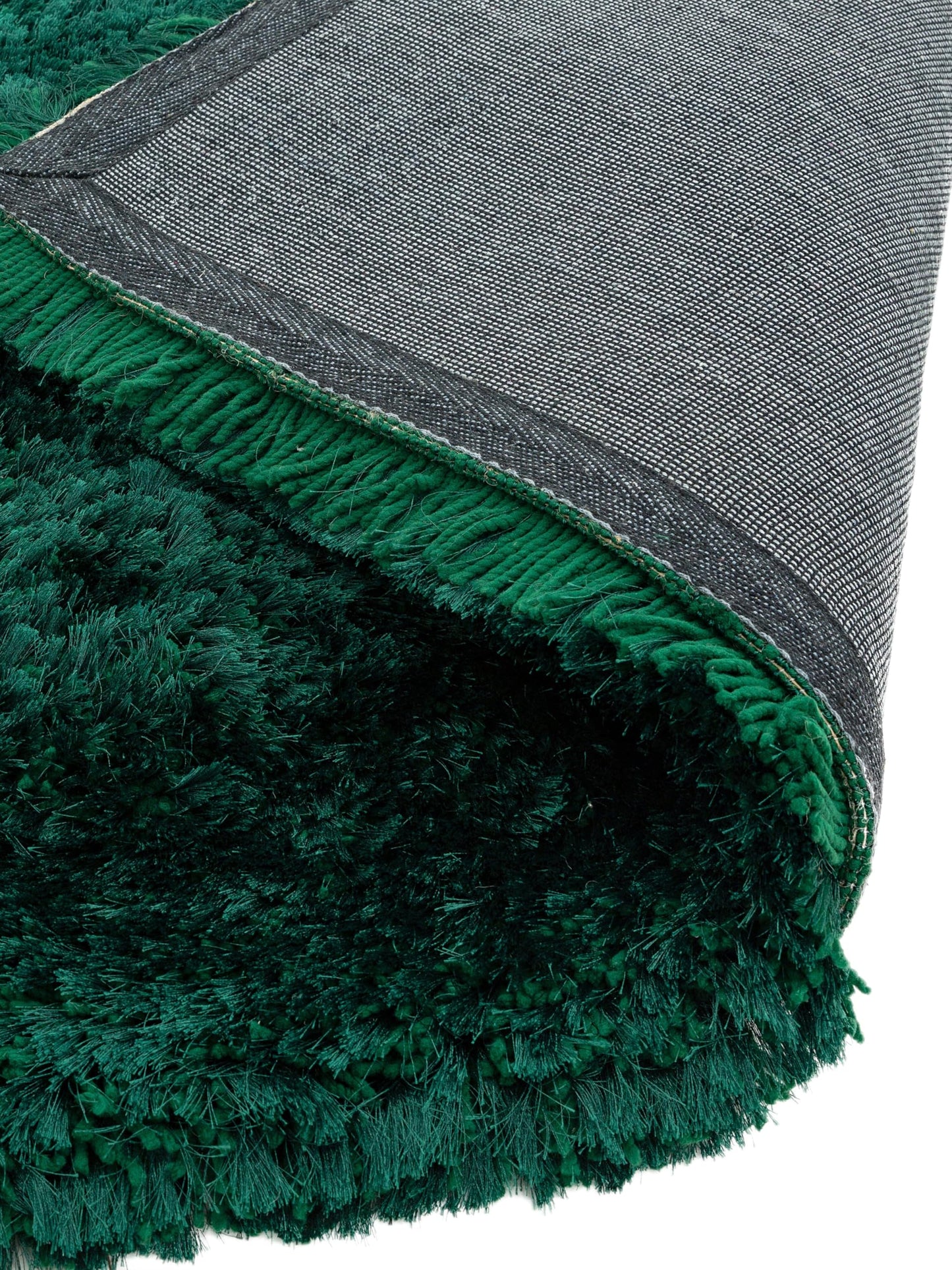 Plüschiger Shaggy-Teppich für Wohnzimmer und Schlafzimmer, Hochflor, dick, flauschig, handgefertigt, fusselfrei, seidig, schimmernd, glänzend, einfarbig, Hochflor-Teppich