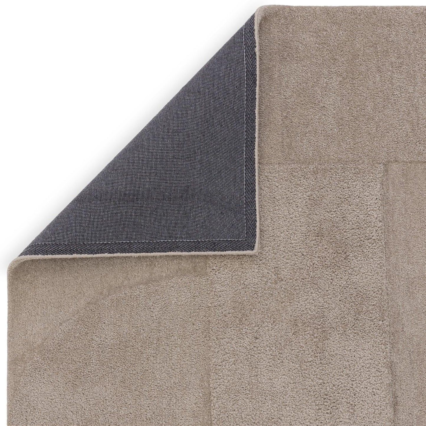 Tova Moderner schlichter Teppich, weiche Haptik, hochwertige geschnitzte 3D-geometrische Muster, Teppich, Bereichsteppich