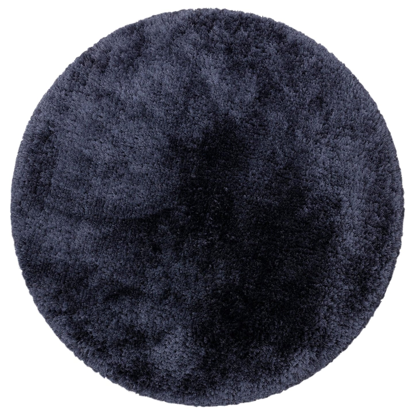 Plüschiger Shaggy-Teppich für Wohnzimmer und Schlafzimmer, Hochflor, dick, flauschig, handgefertigt, fusselfrei, seidig, schimmernd, glänzend, einfarbig, Hochflor-Teppich