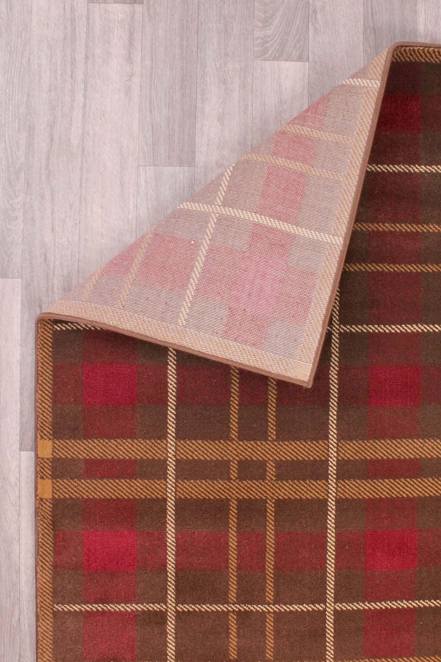 Tartan Rug for Living Room Bedroom Traditional Classic Tartan Check Design Soft Quality Rug Home Carpet