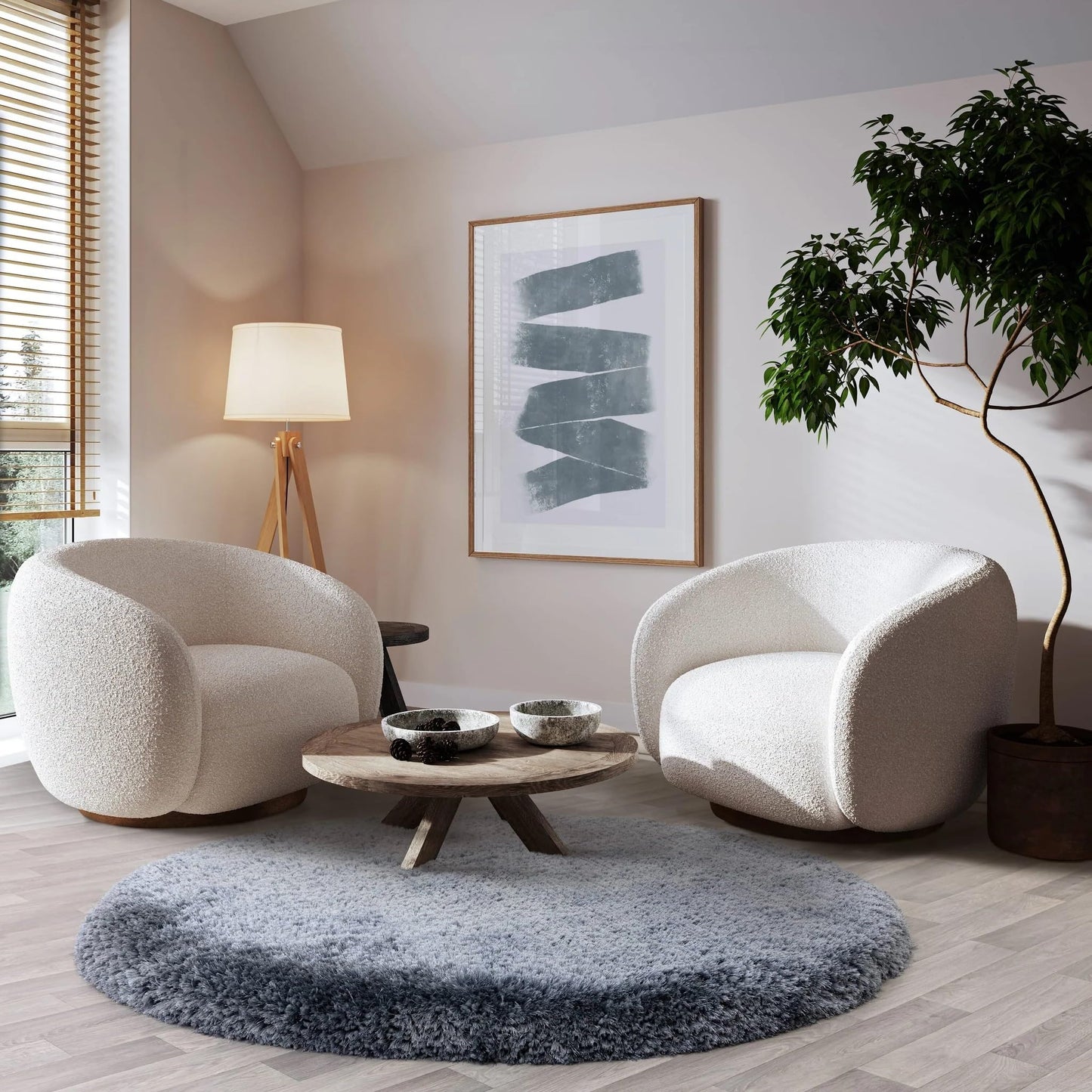 Plüschiger Shaggy-Teppich für Wohnzimmer und Schlafzimmer, Hochflor, dick, flauschig, handgefertigt, fusselfrei, seidig, schimmernd, glänzend, einfarbig, Hochflor-Teppich