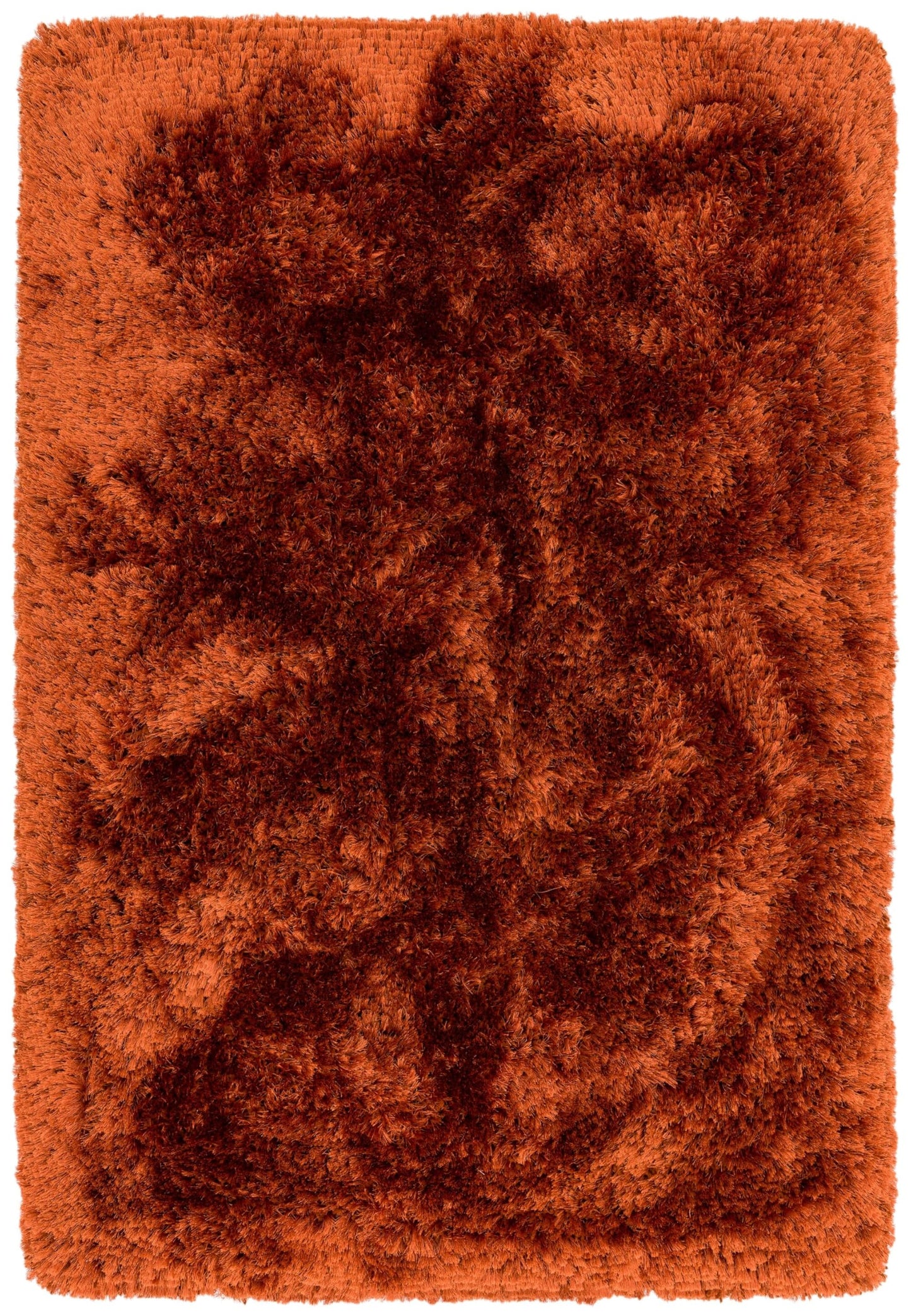 Plüschiger Shaggy-Teppich für Wohnzimmer und Schlafzimmer, Hochflor, dick, flauschig, handgefertigt, fusselfrei, seidig, schimmernd, glänzend, einfarbig, Hochflor-Teppich