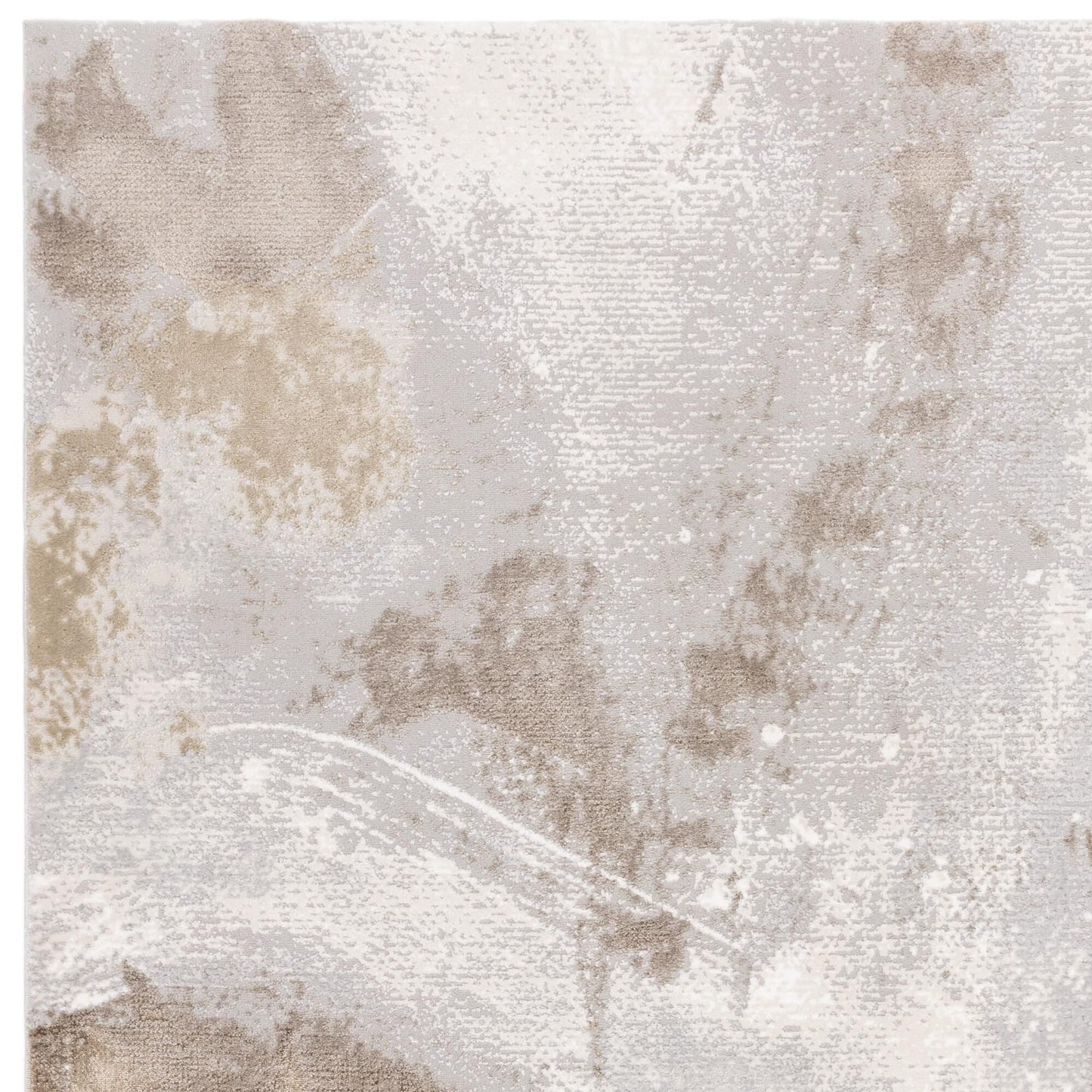 Stellar Abstract Teppich - Marmorierter Stil, seidig glänzend