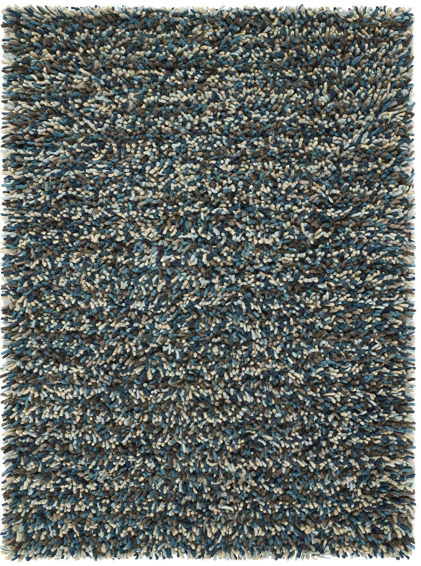Origins Rocks Thick Tubular Pile Shaggy Rug Living Room Bedroom Hand Woven Soft Fluffy Luxurious Wool Area Rug