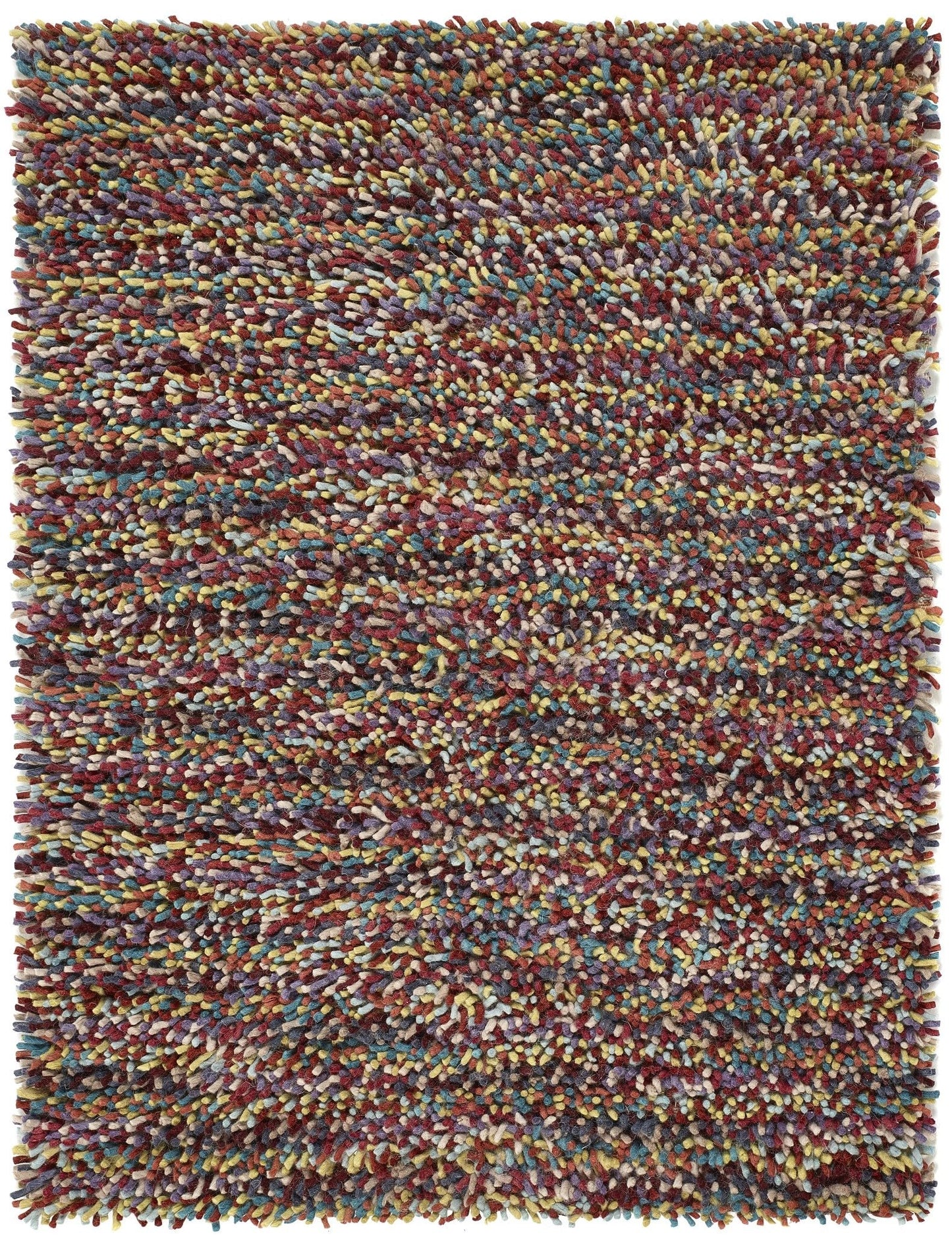 Origins Rocks Thick Tubular Pile Shaggy Rug Living Room Bedroom Hand Woven Soft Fluffy Luxurious Wool Area Rug