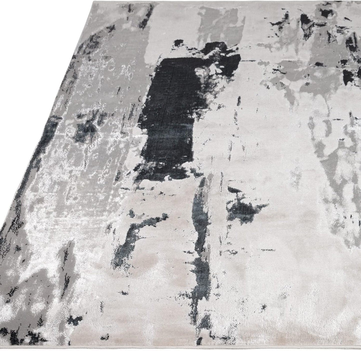 Aurora Rugs – Abstrakter Wohnzimmerteppich mit seidigem Schimmereffekt | Luxuriöse Marmordesigns in 20 Stilen