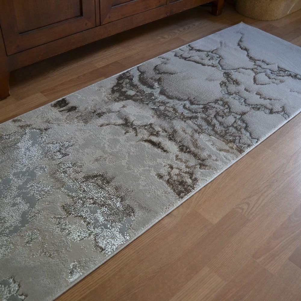 Aurora Rugs – Abstrakter Wohnzimmerteppich mit seidigem Schimmereffekt | Luxuriöse Marmordesigns in 20 Stilen