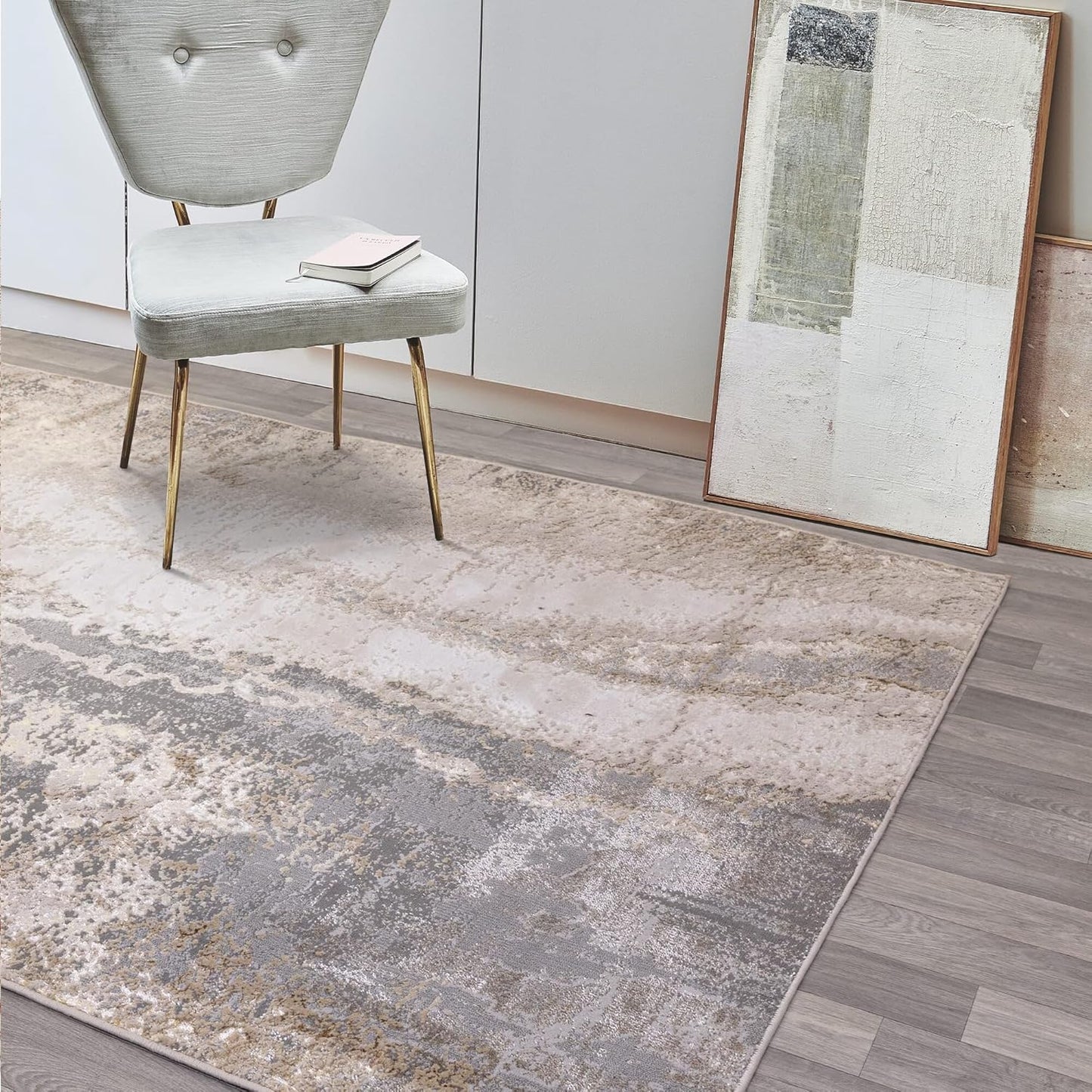 Aurora Rugs – Abstrakter Wohnzimmerteppich mit seidigem Schimmereffekt | Luxuriöse Marmordesigns in 20 Stilen