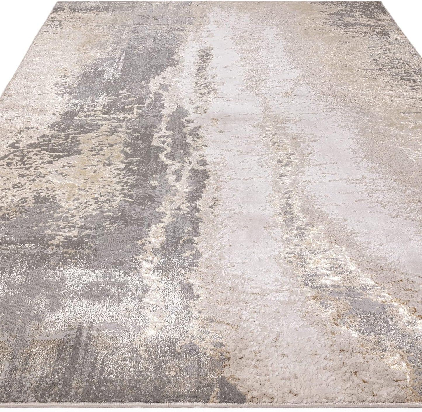 Aurora Rugs – Abstrakter Wohnzimmerteppich mit seidigem Schimmereffekt | Luxuriöse Marmordesigns in 20 Stilen