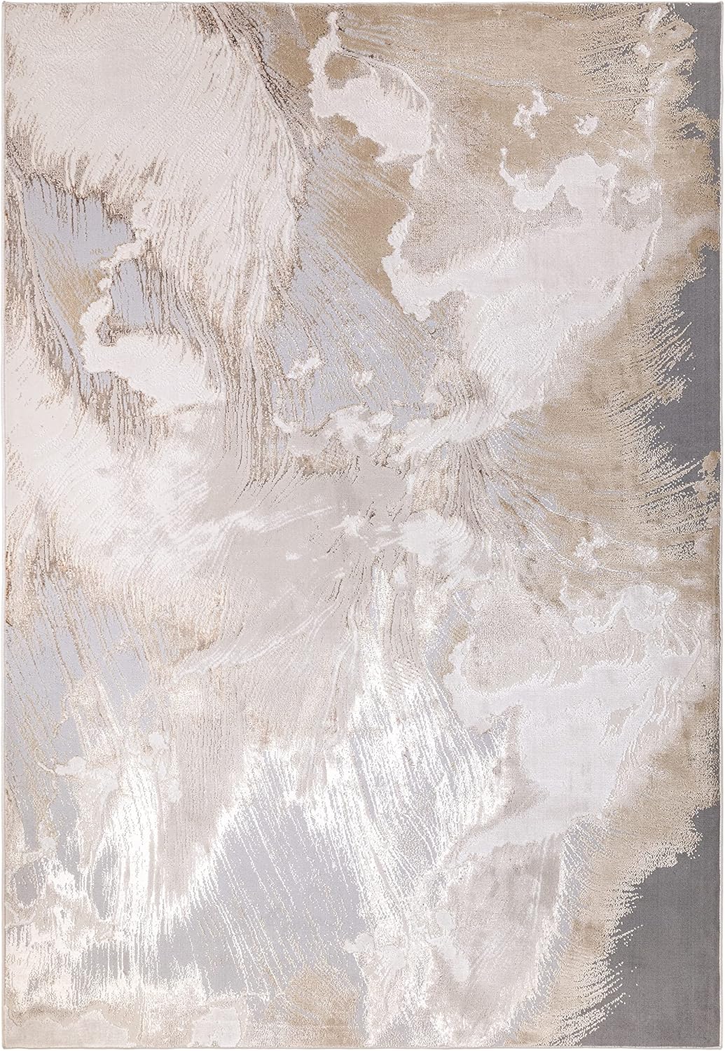 Aurora Rugs – Abstrakter Wohnzimmerteppich mit seidigem Schimmereffekt | Luxuriöse Marmordesigns in 20 Stilen