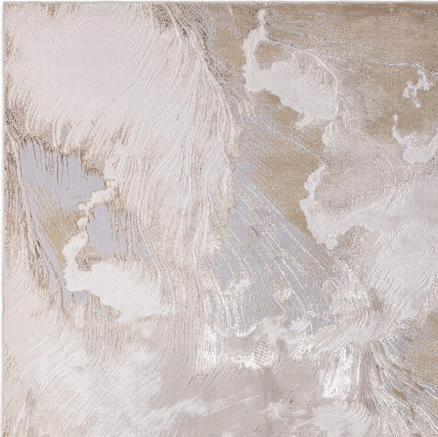 Aurora Rugs – Abstrakter Wohnzimmerteppich mit seidigem Schimmereffekt | Luxuriöse Marmordesigns in 20 Stilen