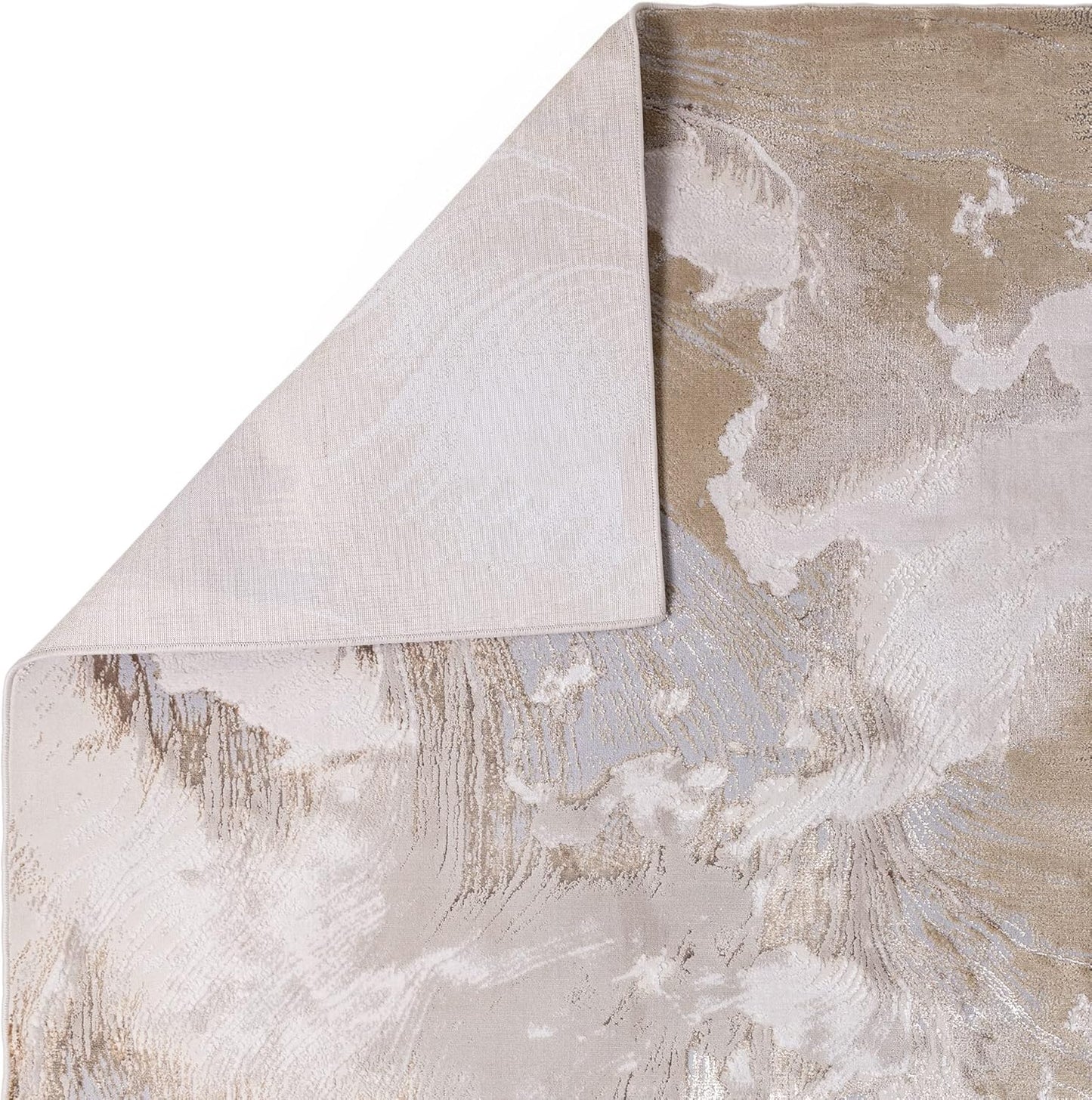 Aurora Rugs – Abstrakter Wohnzimmerteppich mit seidigem Schimmereffekt | Luxuriöse Marmordesigns in 20 Stilen