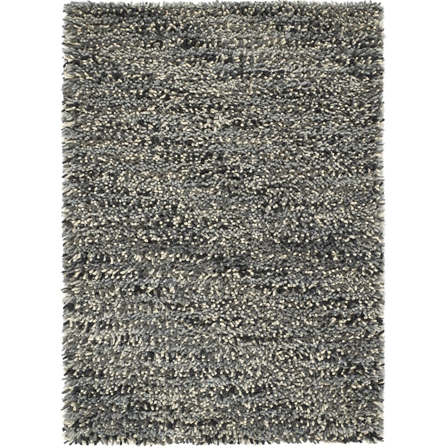 Rocks Tubular Pile Shaggy Wollteppich, handgewebt, schweres, luxuriöses Design