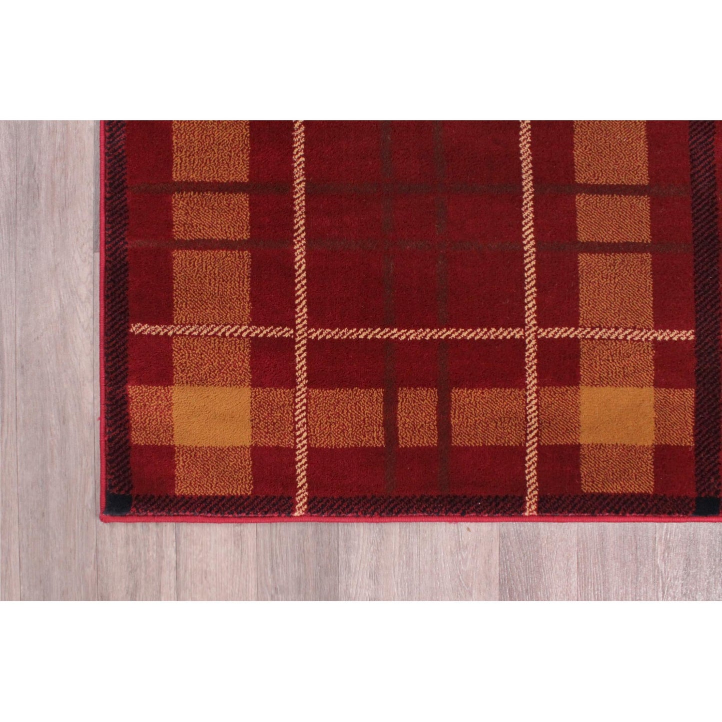 Tartan Rug for Living Room Bedroom Traditional Classic Tartan Check Design Soft Quality Rug Home Carpet