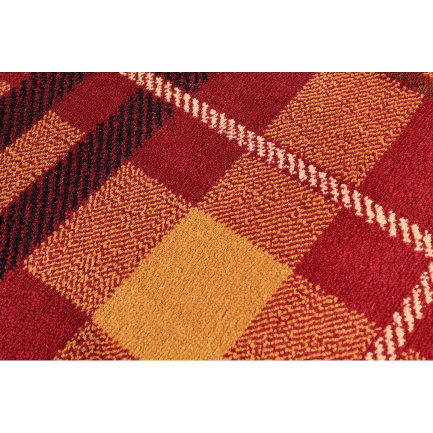 Tartan Rug for Living Room Bedroom Traditional Classic Tartan Check Design Soft Quality Rug Home Carpet