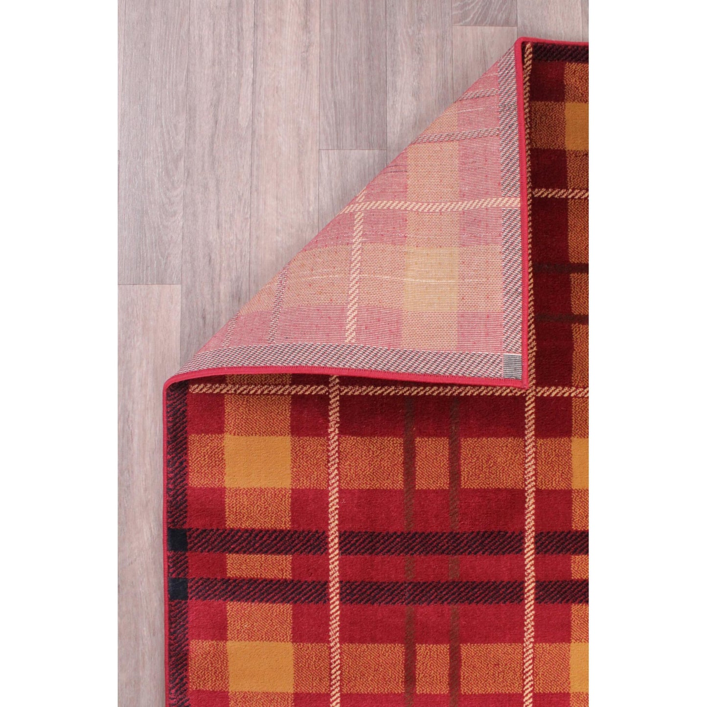 Tartan Rug for Living Room Bedroom Traditional Classic Tartan Check Design Soft Quality Rug Home Carpet