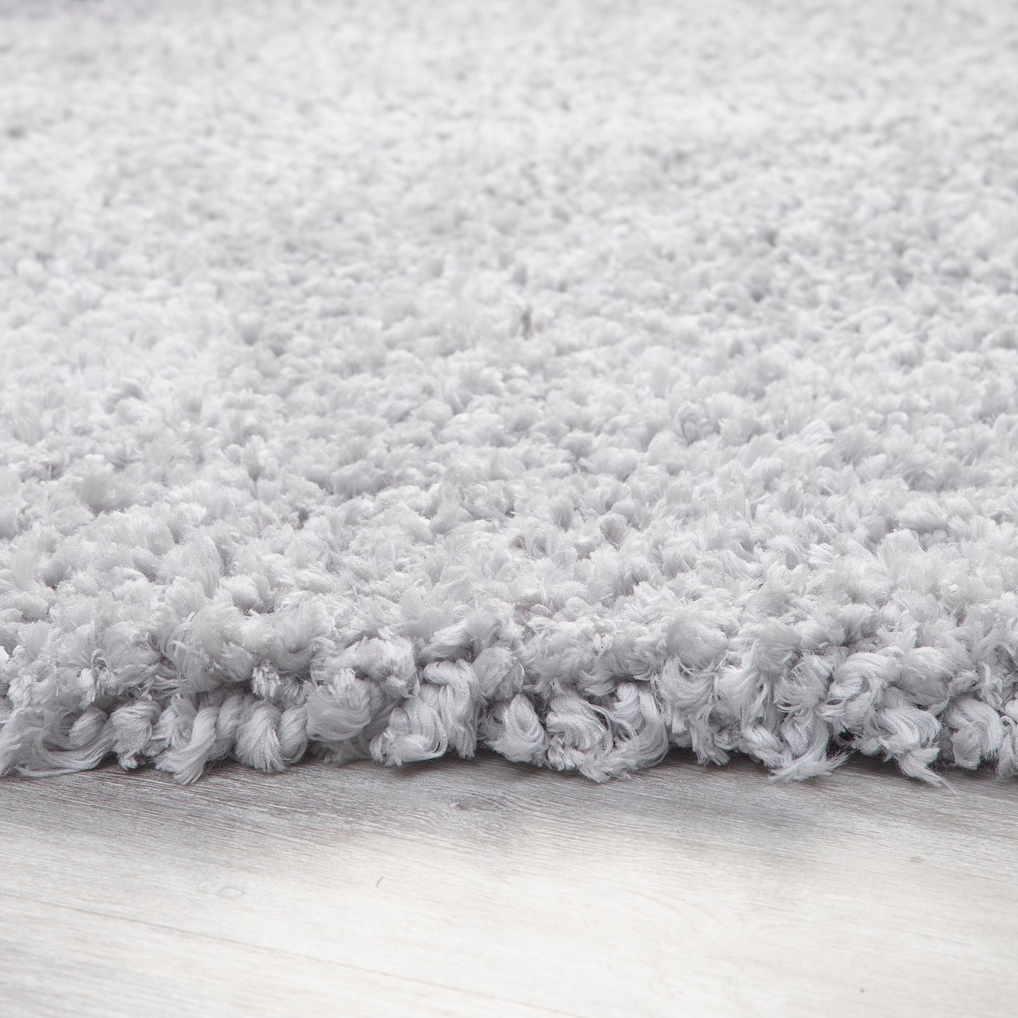 Origins Portland Modern Plain High Pile Super Soft Fluffy Shaggy Rug in Grey