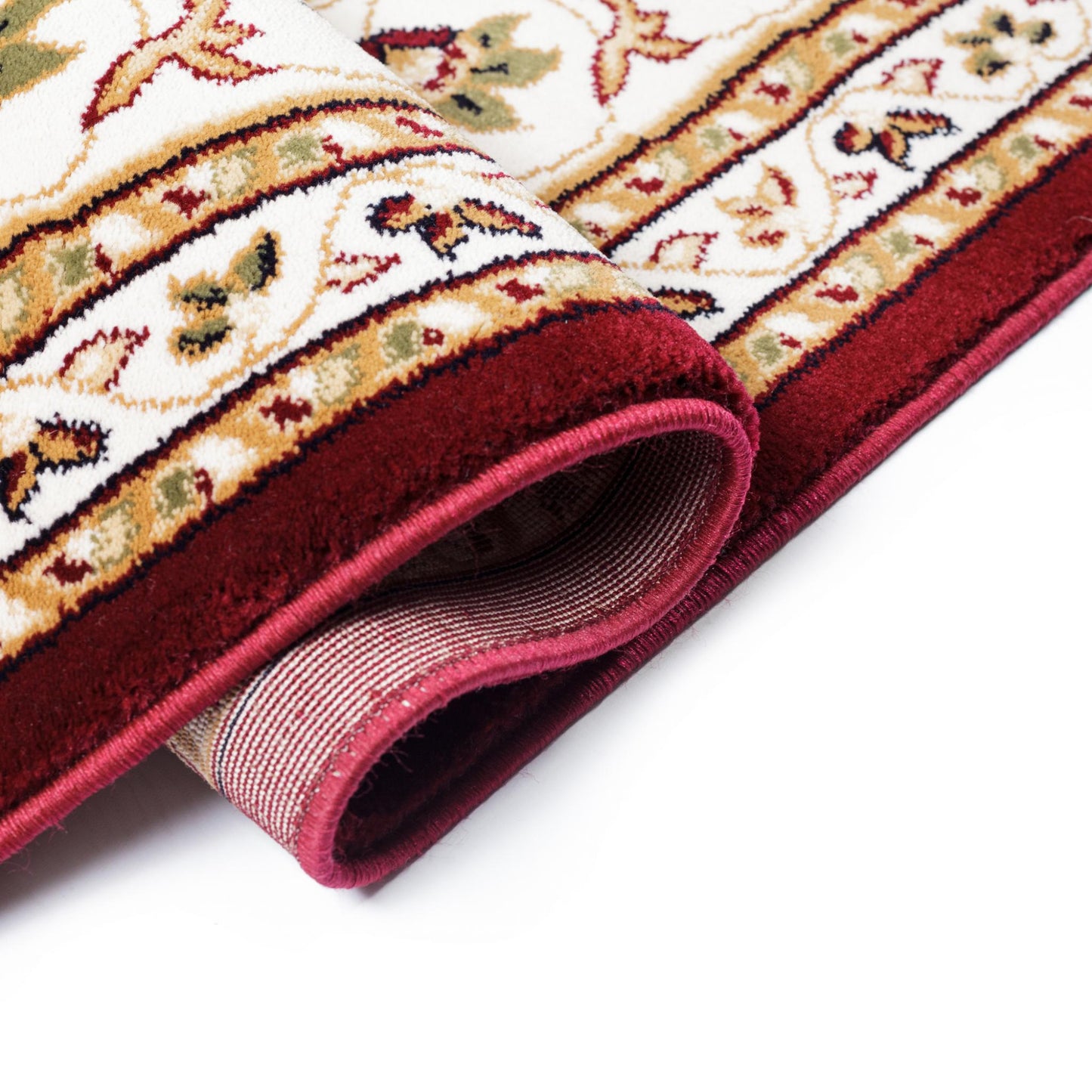 Sherborne Red Rug Traditional Classic Oriental Bedroom Living Room Rug