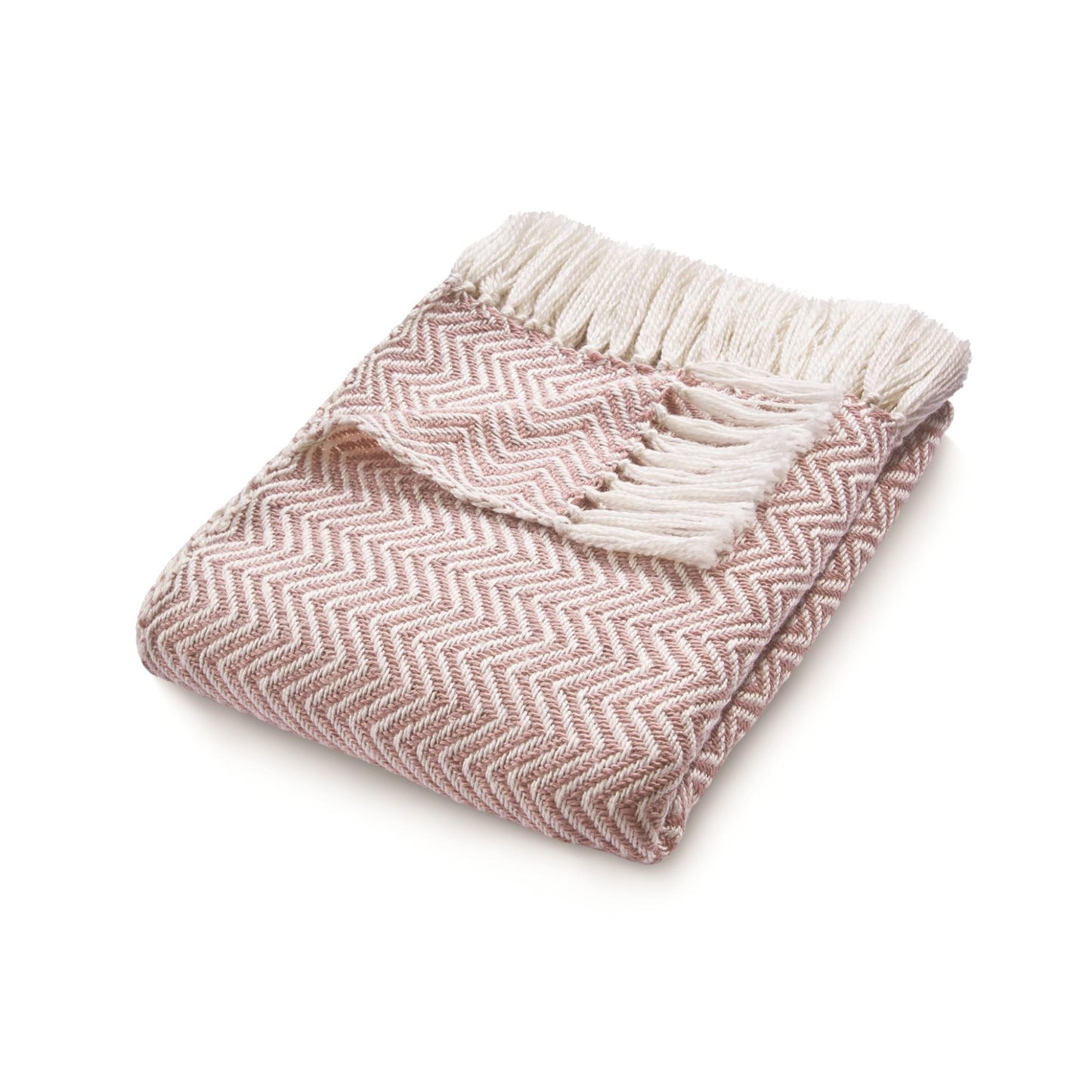 Hug Rug Woven Herringbone Throw Blanket Bed Sofa Chair Cover in 130 x180 cm