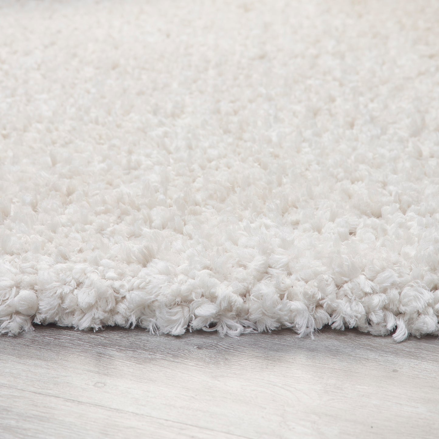 Origins Portland Modern Plain High Pile Super Soft Fluffy Shaggy Rug in Cream