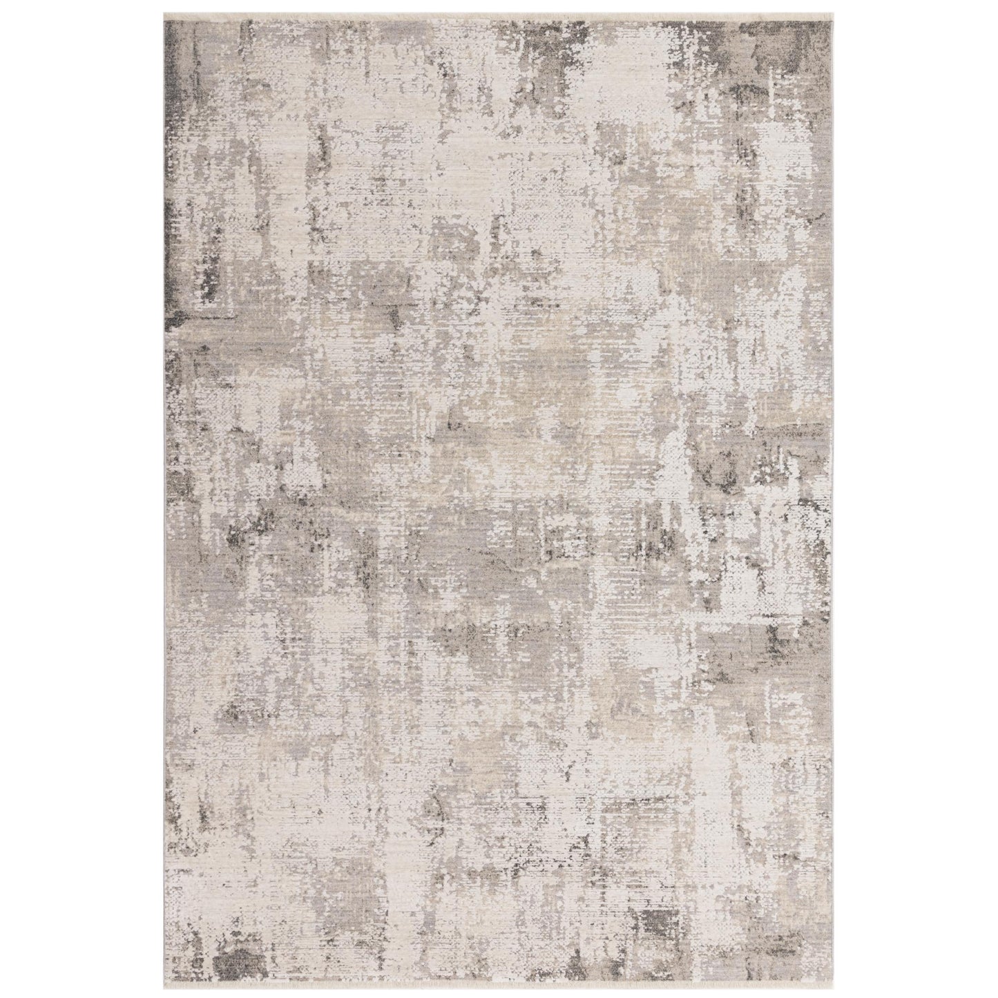 Seville 03 Olite Kurzflor-Teppich, modern, abstrakt, weich, seidig, in Beige, Natur