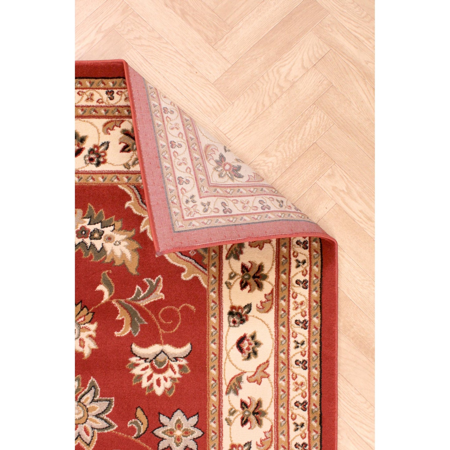 Sherborne Terracotta Rug Traditional Classic Oriental Bedroom Living Room Rug