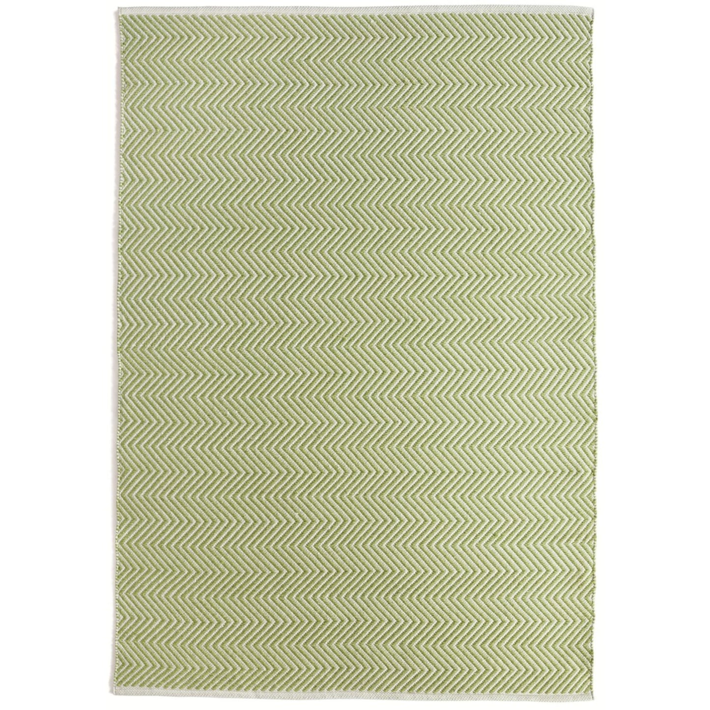 Hug Rug Recycled Washable Rug – Green – Indoor Outdoor Reversible Herringbone Rug