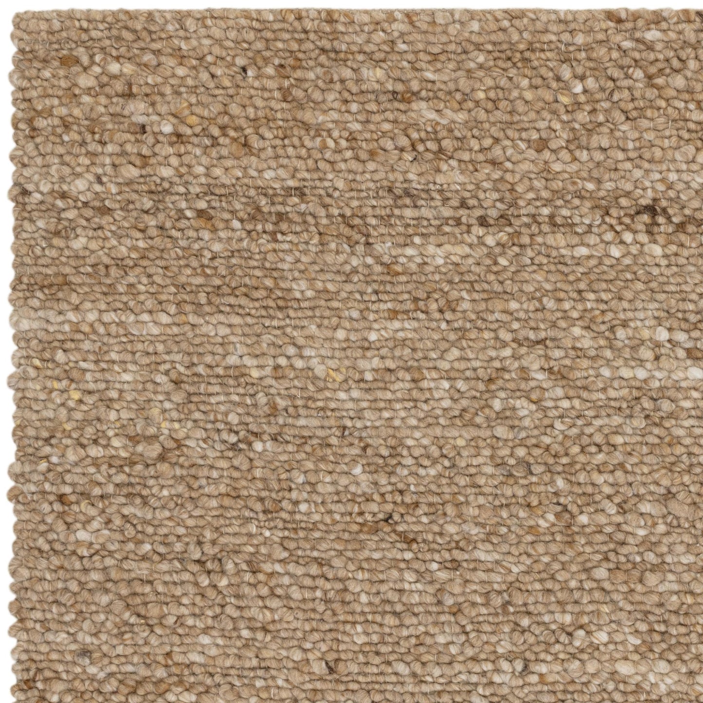 Adler Hand Woven Boucle Wool Honey Beige Rug – Natural & Sustainable Luxury